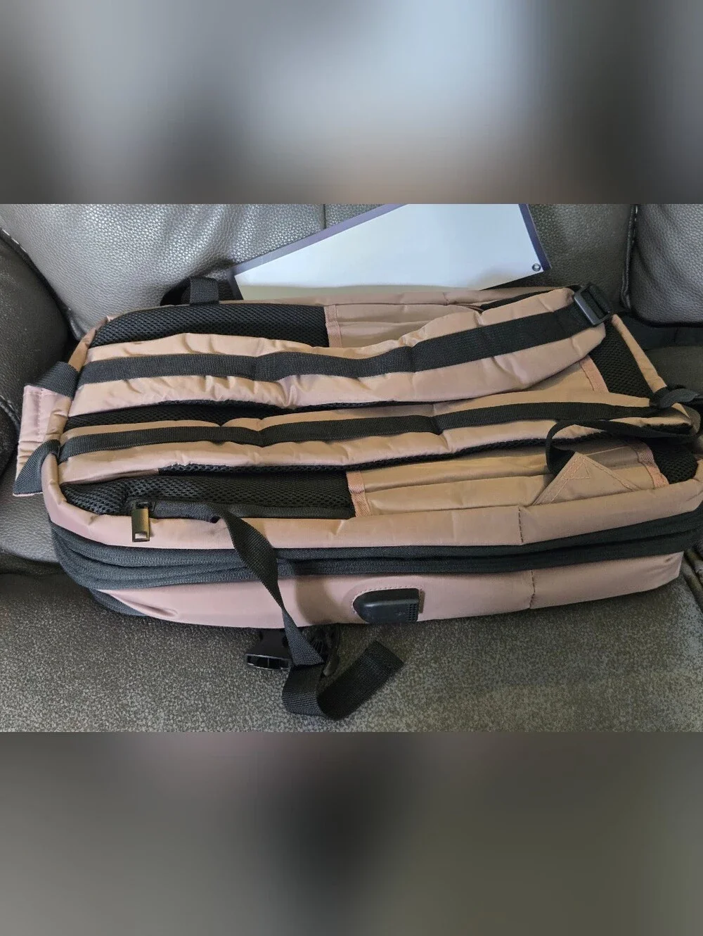 Duchamp Expandable Travel Backpack/ Suitcase with laptop pocket and USB.